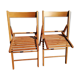 Folding chairs
