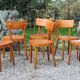 6 "classic" bistro chairs from Horgen-Glarus (Switzerland) 1950s