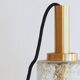 Carl fagerlund style cylindrical textured glass pendant light