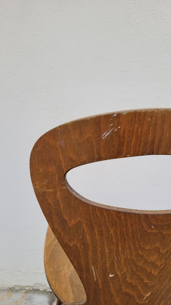 Chaise de bistrot baumann modèle fourmi vintage- 1950s