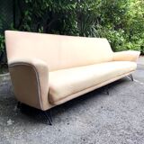 Large Beige Sofa attr. to Ico Parisi, Italy