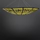 Impressive Tiffany Style Stained Glass Chandelier from the 1990s