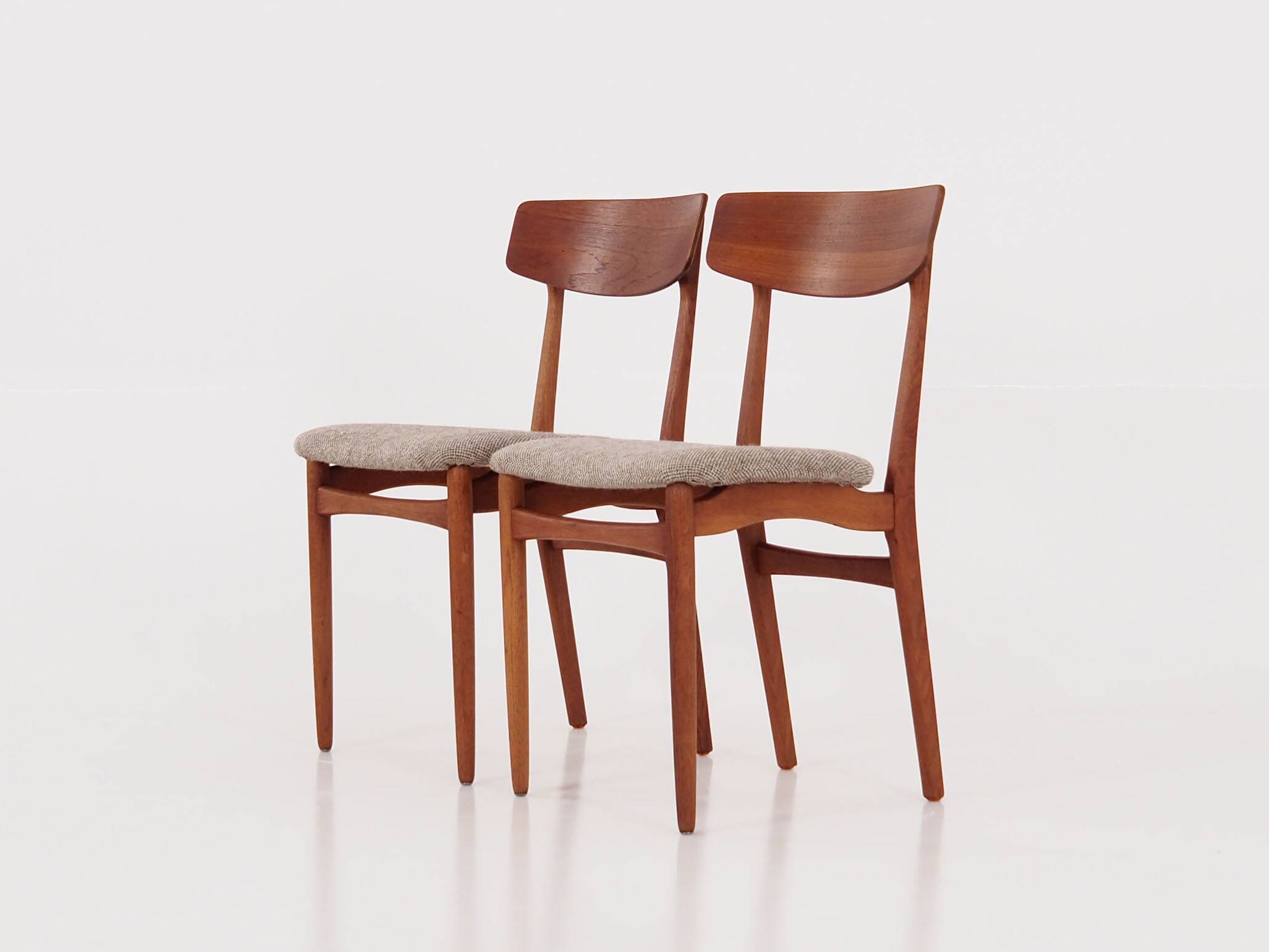 Teak chairs, 1970s design