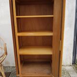 Small vintage wooden wardrobe