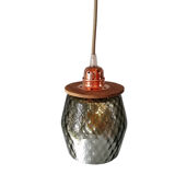 Lampe baladeuse en verre vintage