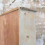 Furniture two body showcase, around 1900.