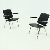 Set of 2 Tubular Armchairs by Gebroeders de Wit 1960s