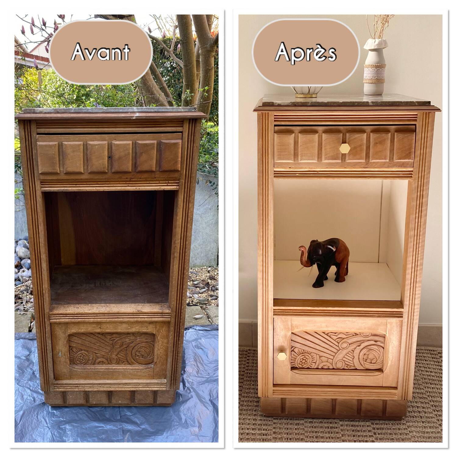 Extra furniture or Art Deco bedside table