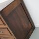 Antique French Oak & Fruitwood Apothecary / Filing Cabinet, Early 20th Century