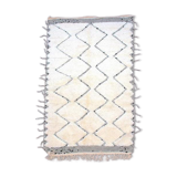 Tapis berbère beni ouarain zigzag 160 X 255 cm
