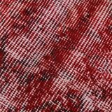 7x10 Rug For Living Room Wine Red Turkish Vintage Rug, 213x311Cm