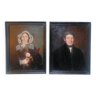 Portraits. anciens