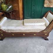 bench sofa bed 19th century empire daytime