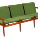 Sofa 3 places mid-century Denmark by Arne Vodder