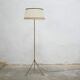 Vintage brass tripod floor lamp