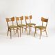 Set of 4 mid-century dining chairs from Cesky Nabytek, Czechoslovakia, 1960