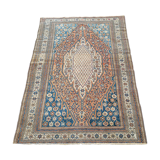 Tapis d'orient persan ancien fait main mazlahan 1,9 x 1,3 m