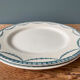 Set of 2 flat plates Terre de Fer, collection "Vincennes" Salins