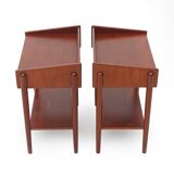Bedside tables by Børge Mogensen for Soborg Mobler, 1950s, set of 2.
