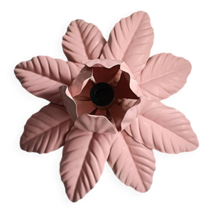 Applique fleur rose vintage