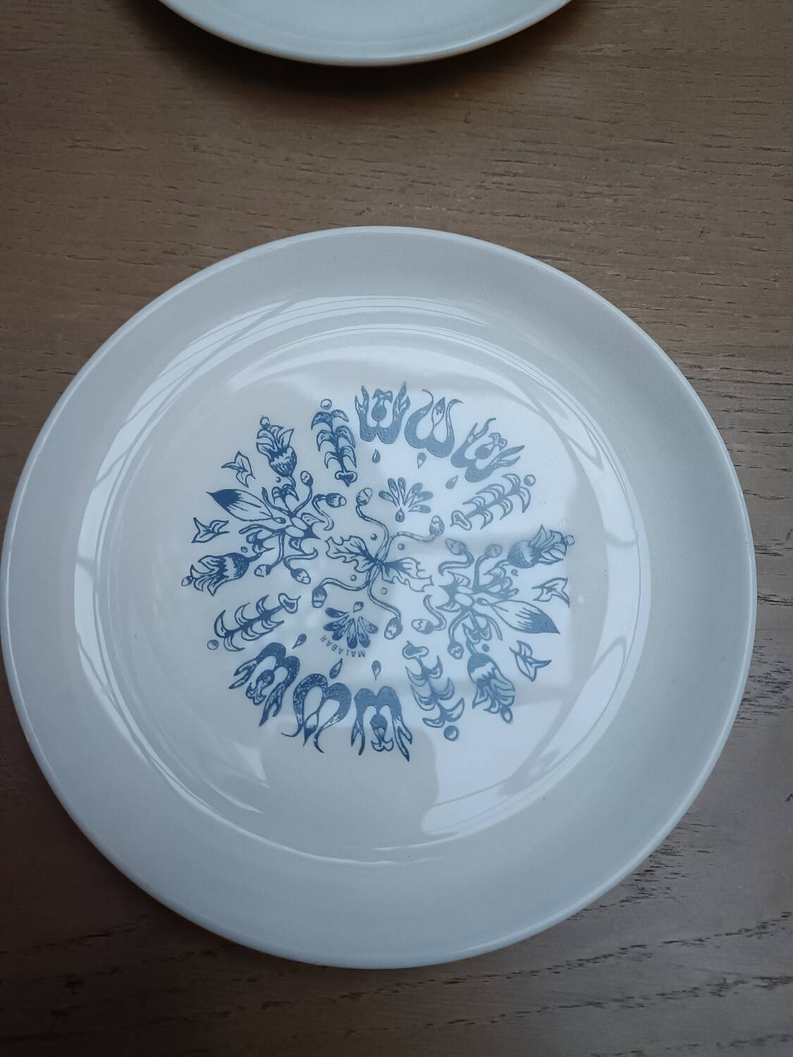 Six assiettes Sovirel, Malabar