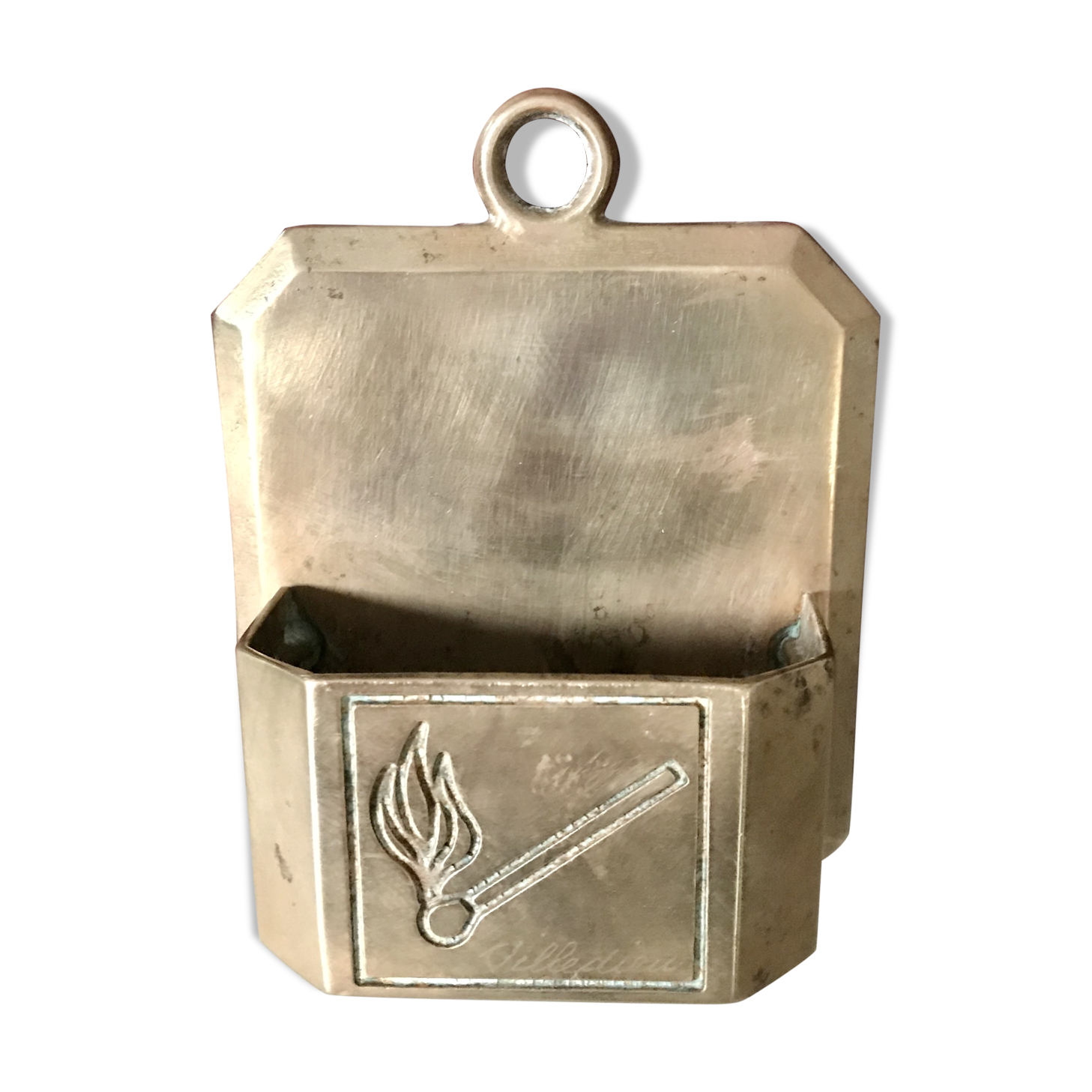 Brass hanging ashtray