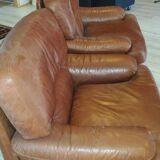 Vintage leather armchairs - Cierre Imbottiti
