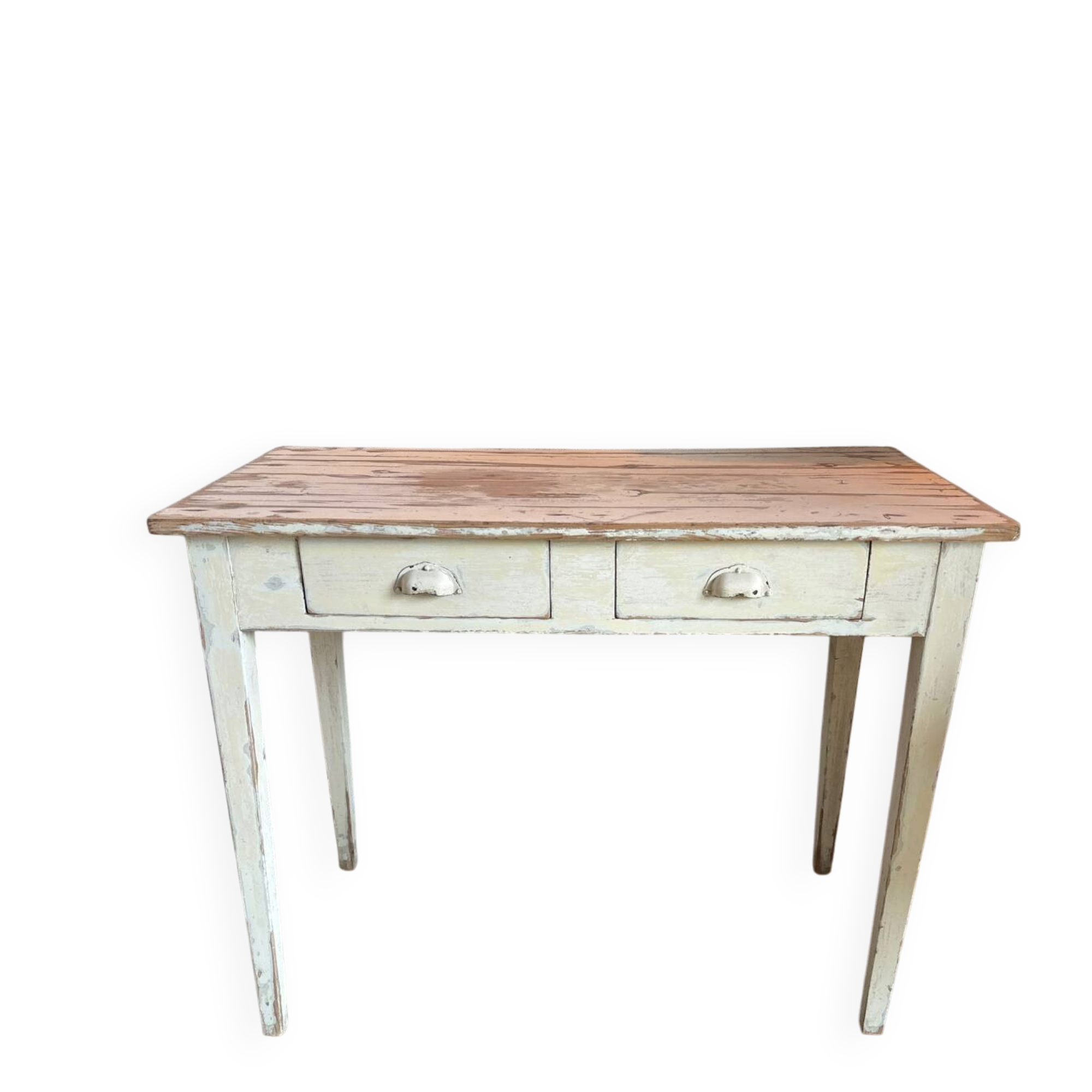 Small country table with 2 drawers