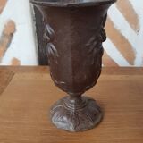 Art deco cast iron vase