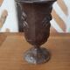 Art deco cast iron vase