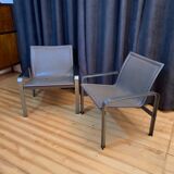 Pair of armchairs by Jacques Toussaint & Patrizia Angeloni for Matteo Grassi from the 1970s