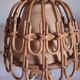 Paire de lampes bambou années 70