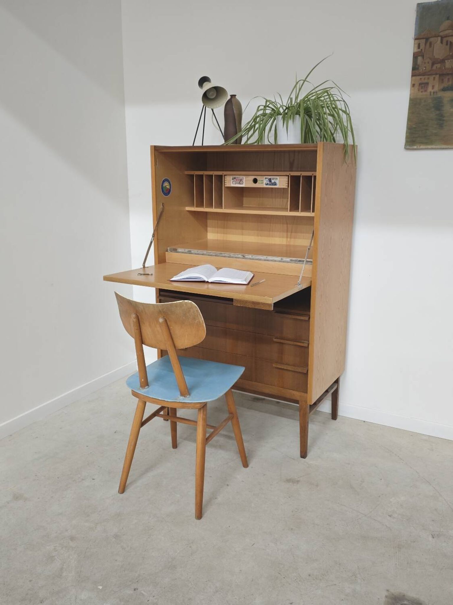 Secretary / Two-tone desk Frantisek Mezulanik for Up Zavody 1960