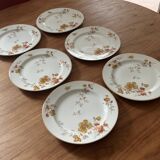 Set of 6 antique plates