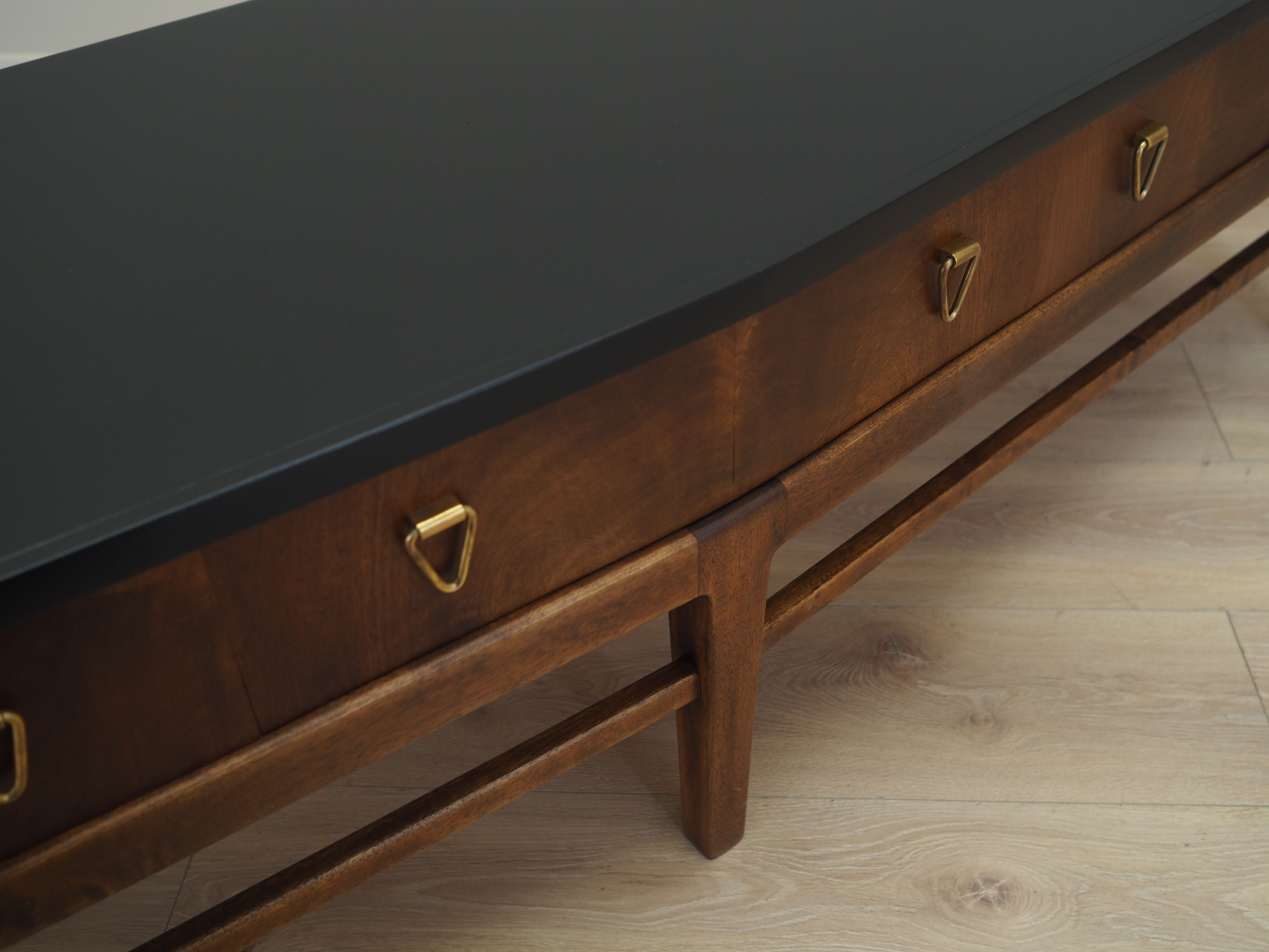 Walnut console, Danish design, 1960s, production Denmark