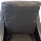 ESA model 802 pair of black leather lounge chairs by Werner Langenfeld