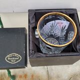 Champagne crystal bucket signed etzel Lorraine
