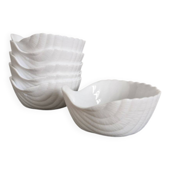 Lot de 6 ramequins coquillages