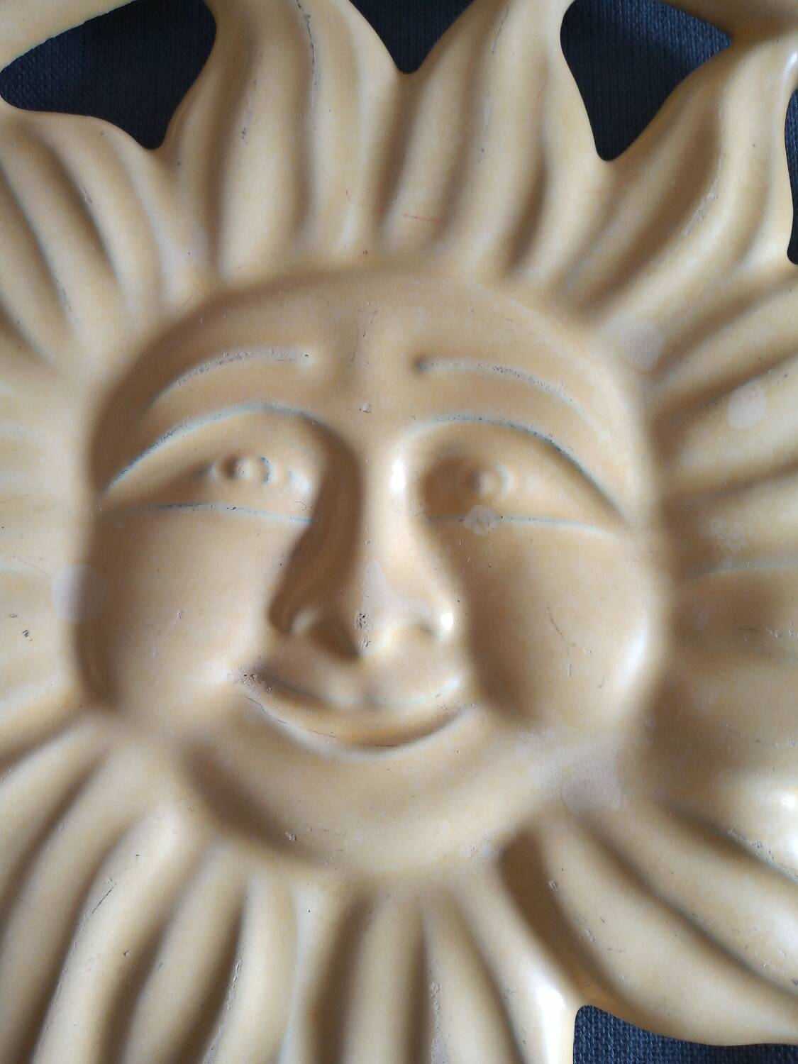 Cast iron sun trivet