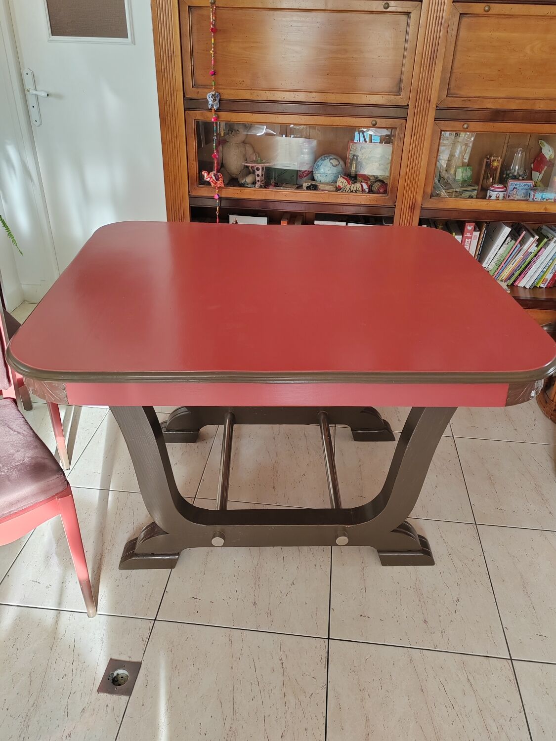 Redesigned table and chairs