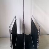 Vintage modernist magazine rack by Eric Hoglund Sweden 1970