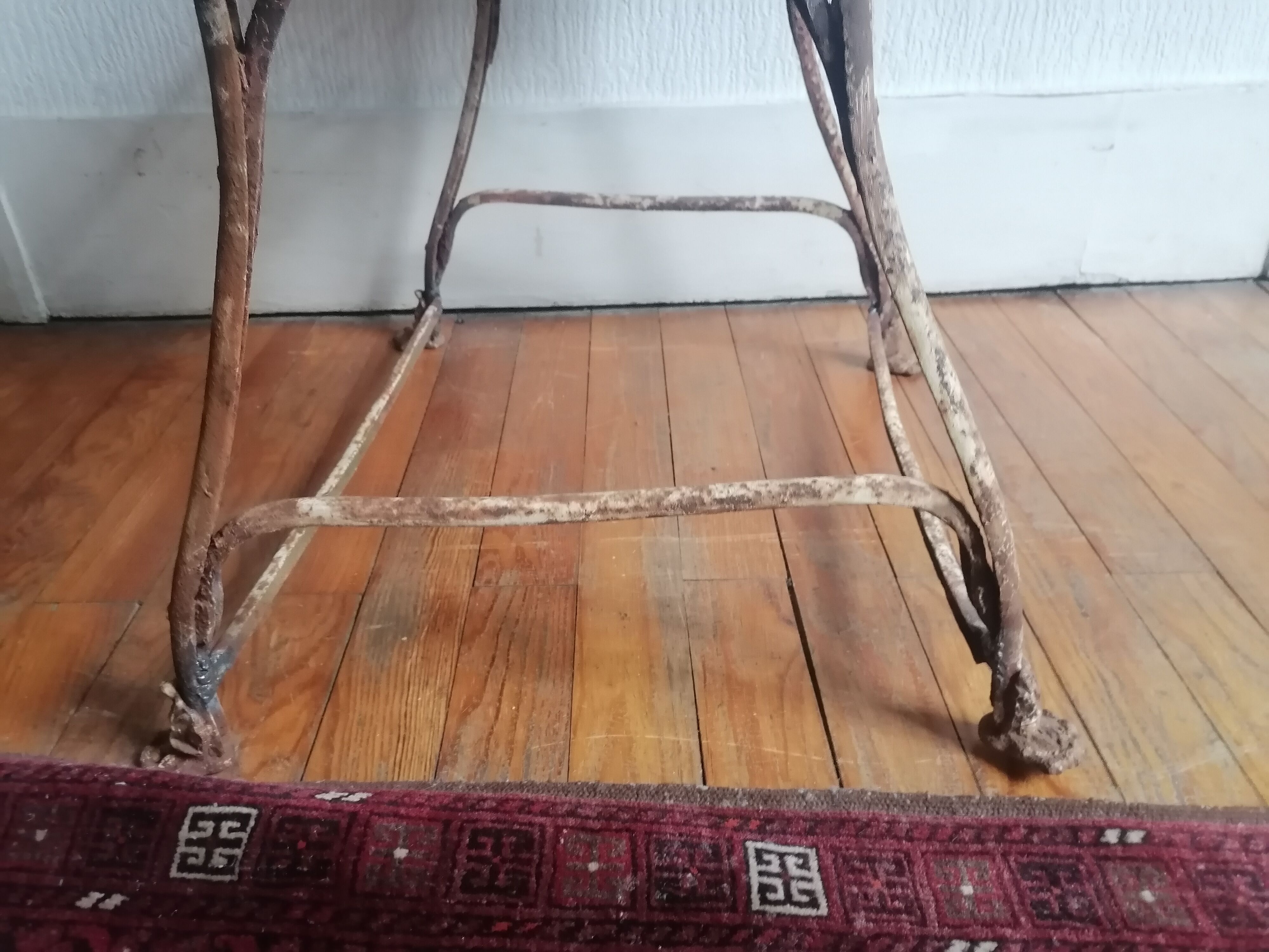 Old garden armchair Arras. 1890