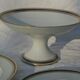 Table service 58 pieces in limoges porcelain uc - blue and gold border