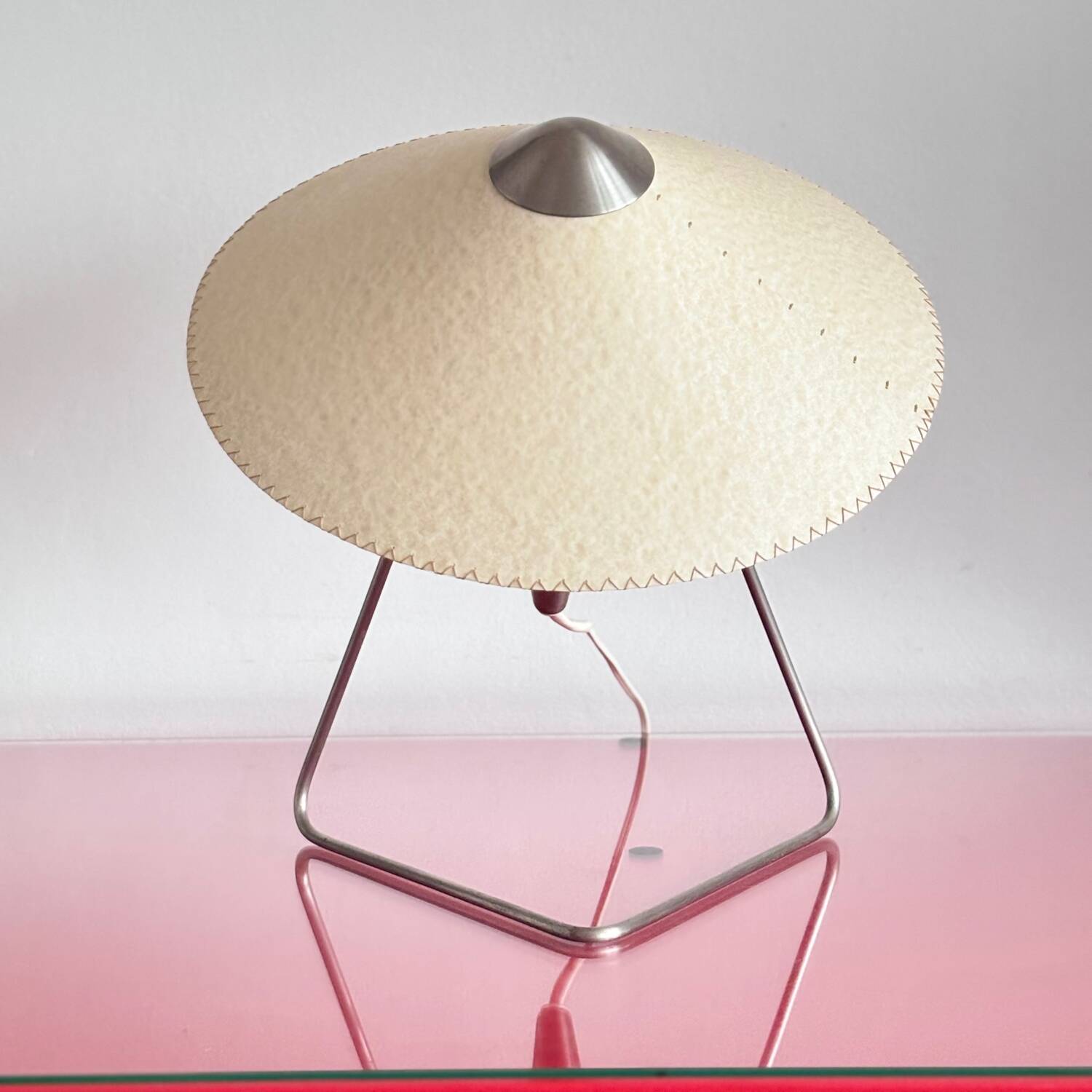 Table lamp 'Chinese' with papyrus share by Helena Frantova for Okolo,