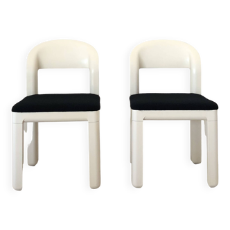 Joint chairs by Massoni & Pelizza for iGuzzini, Italy 1970s