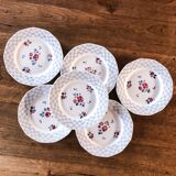 Set of 6 flat plates Bastia