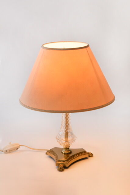 Pair of bronze bedside lamps