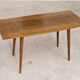 Ton Bystrice Thonet 1960 wooden coffee table