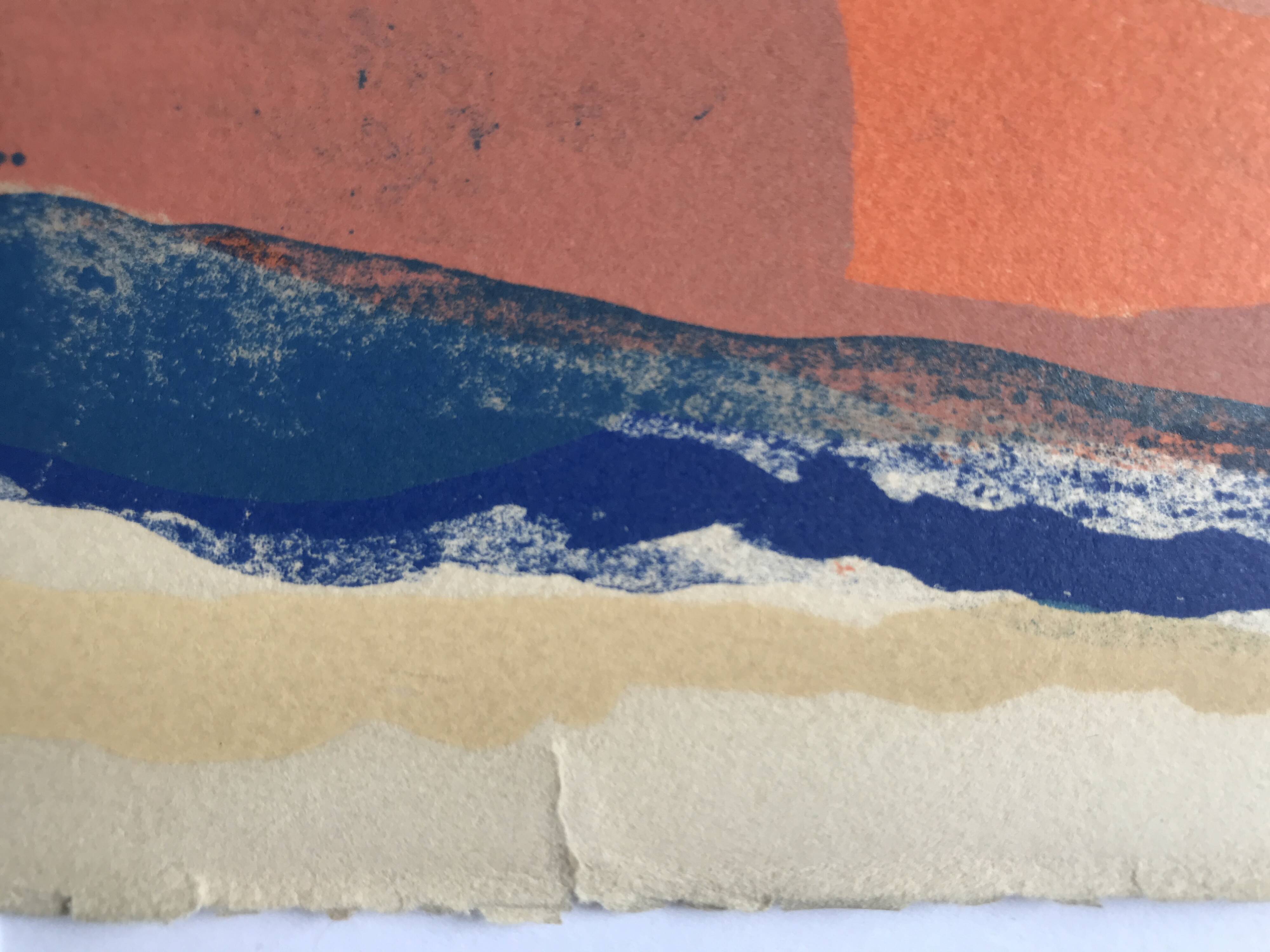 Lithographie originale signée au crayon, Bram Van Velde, Sans titre, 1968