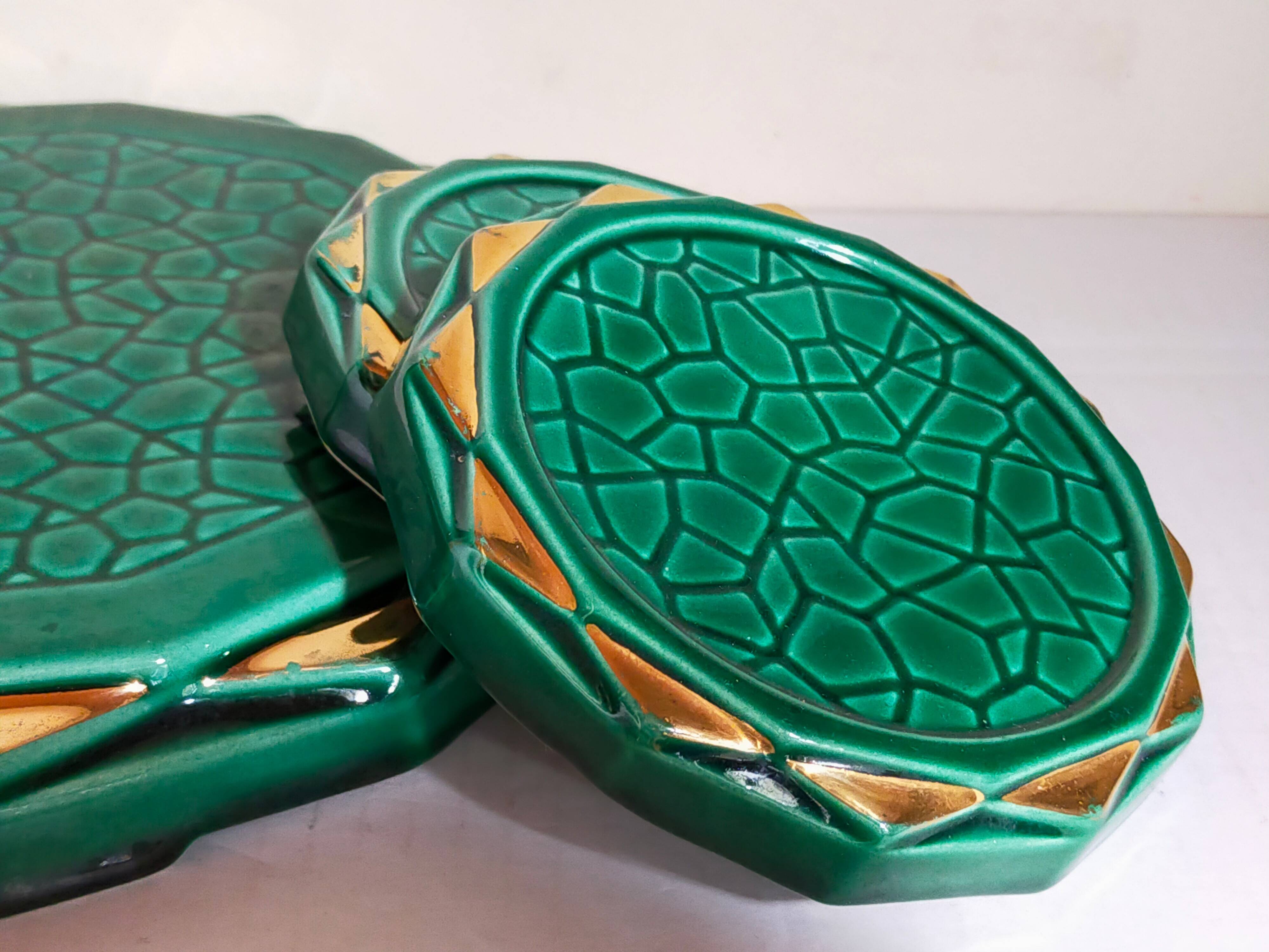 Slush trivets and bottle coastersvintages